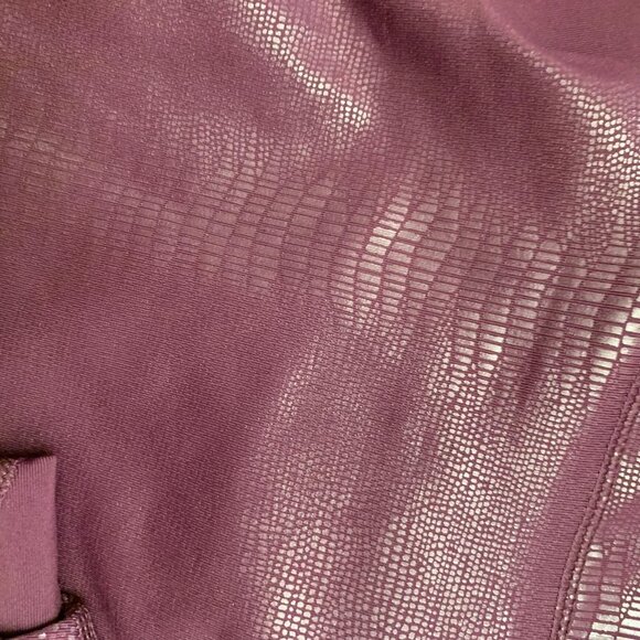 NWT DIY Define Your Inspiration Faux Leather Legging Cranberry Size Large - Picture 3 of 8